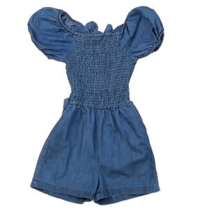 Unknown Brand Girls Blue Romper size: 5-6 Years